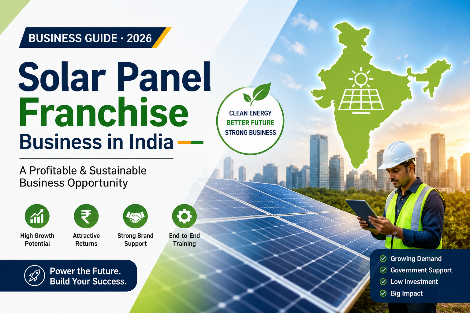 Solar Panel Franchise Business Opportunity in India 2025 | Start & Earn
