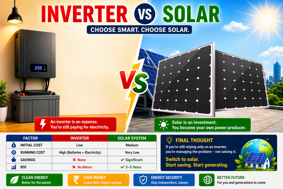 Solar Inverter vs Traditional Inverter — The Definitive Guide for Home & Commercial Use