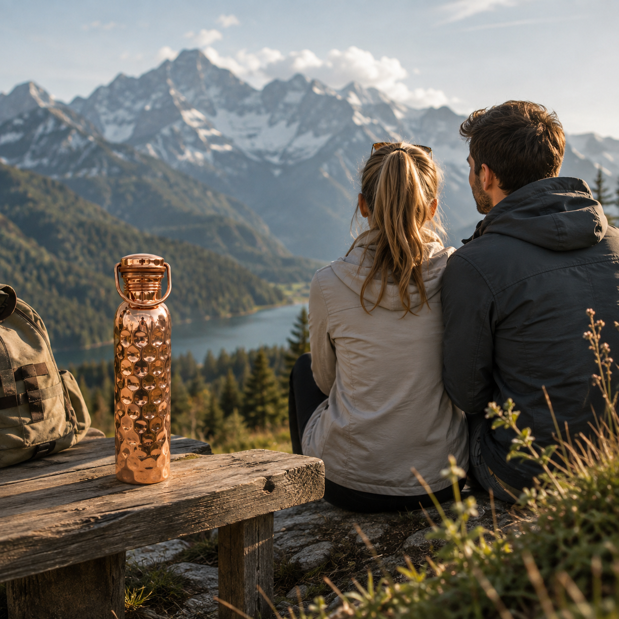copper water bottle