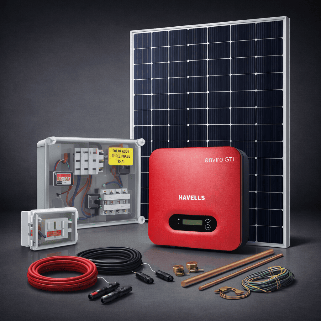 Bluth Solar Three Phase On-Grid Solar Kit – High Efficiency | Net Metering Ready